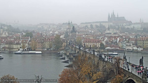 Město Praha - Pražský hrad, Karlův most, Vltava - 2.11.2025 v 11:15 Město Praha - Pražský hrad, Karlův most, Vltava - 2.11.2025 v 11:15