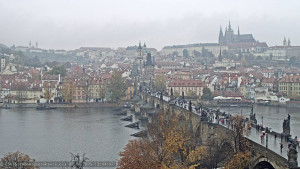 Město Praha - Pražský hrad, Karlův most, Vltava - 2.11.2025 v 13:45 Město Praha - Pražský hrad, Karlův most, Vltava - 2.11.2025 v 13:45