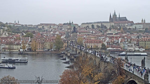 Město Praha - Pražský hrad, Karlův most, Vltava - 2.11.2025 v 15:15 Město Praha - Pražský hrad, Karlův most, Vltava - 2.11.2025 v 15:15
