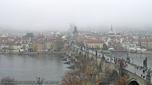 Město Praha - Pražský hrad, Karlův most, Vltava - 5.11.2025 v 09:15 Město Praha - Pražský hrad, Karlův most, Vltava - 5.11.2025 v 09:15