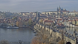 Město Praha - Pražský hrad, Karlův most, Vltava - 5.11.2025 v 13:00 Město Praha - Pražský hrad, Karlův most, Vltava - 5.11.2025 v 13:00