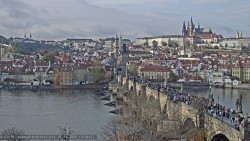 Pražský hrad, Karlův most, Vltava