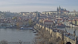 Pražský hrad, Karlův most, Vltava