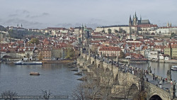 Pražský hrad, Karlův most, Vltava