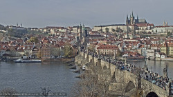 Pražský hrad, Karlův most, Vltava