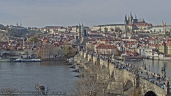 Pražský hrad, Karlův most, Vltava
