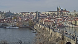 Pražský hrad, Karlův most, Vltava