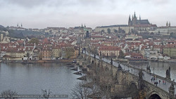 Pražský hrad, Karlův most, Vltava