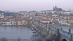 Pražský hrad, Karlův most, Vltava