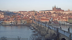 Pražský hrad, Karlův most, Vltava