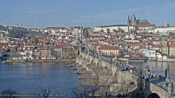 Pražský hrad, Karlův most, Vltava