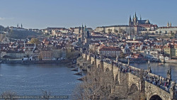 Pražský hrad, Karlův most, Vltava