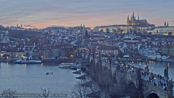 Pražský hrad, Karlův most, Vltava