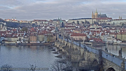 Pražský hrad, Karlův most, Vltava