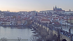 Pražský hrad, Karlův most, Vltava