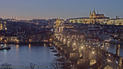 Pražský hrad, Karlův most, Vltava
