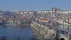 Pražský hrad, Karlův most, Vltava