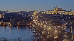 Pražský hrad, Karlův most, Vltava