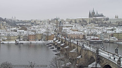 Pražský hrad, Karlův most, Vltava