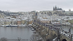 Pražský hrad, Karlův most, Vltava
