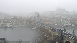 Pražský hrad, Karlův most, Vltava