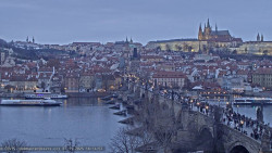 Pražský hrad, Karlův most, Vltava