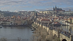 Pražský hrad, Karlův most, Vltava