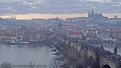 Pražský hrad, Karlův most, Vltava