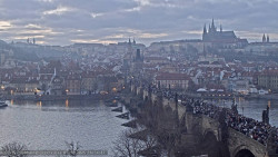 Pražský hrad, Karlův most, Vltava