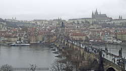 Pražský hrad, Karlův most, Vltava