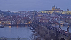 Pražský hrad, Karlův most, Vltava