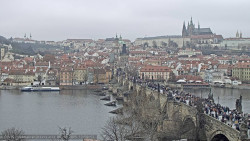 Pražský hrad, Karlův most, Vltava