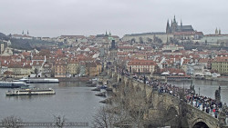 Pražský hrad, Karlův most, Vltava