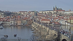 Pražský hrad, Karlův most, Vltava