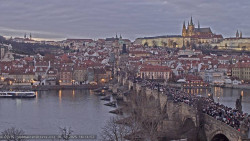 Pražský hrad, Karlův most, Vltava