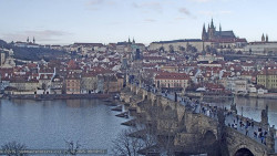 Pražský hrad, Karlův most, Vltava