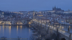 Pražský hrad, Karlův most, Vltava