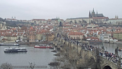 Pražský hrad, Karlův most, Vltava