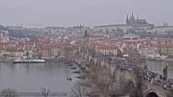 Pražský hrad, Karlův most, Vltava