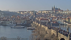 Pražský hrad, Karlův most, Vltava