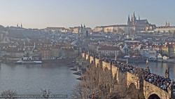 Pražský hrad, Karlův most, Vltava