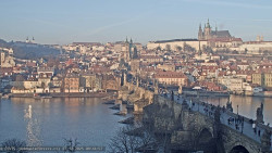 Pražský hrad, Karlův most, Vltava