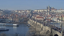 Pražský hrad, Karlův most, Vltava