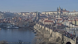 Pražský hrad, Karlův most, Vltava