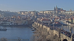 Pražský hrad, Karlův most, Vltava