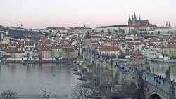 Pražský hrad, Karlův most, Vltava