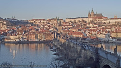 Pražský hrad, Karlův most, Vltava