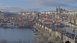 Pražský hrad, Karlův most, Vltava