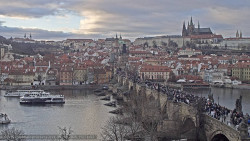 Pražský hrad, Karlův most, Vltava
