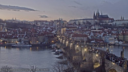Pražský hrad, Karlův most, Vltava